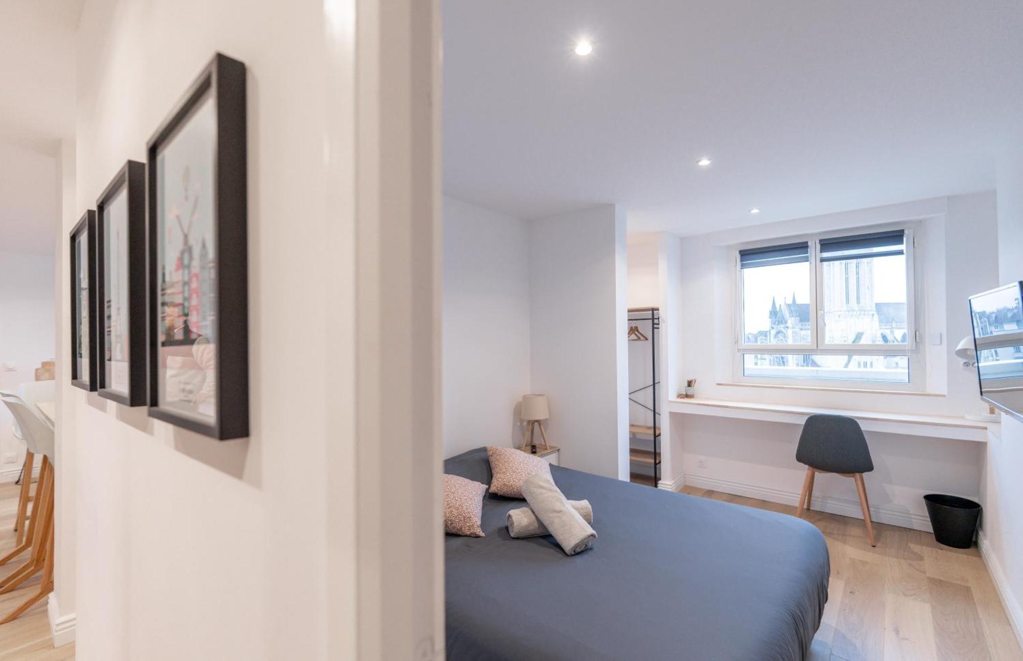 Appt Premium Centre Chateau Terrasse 2 Chambres 6P Vue Exceptionnelle 캉 외부 사진