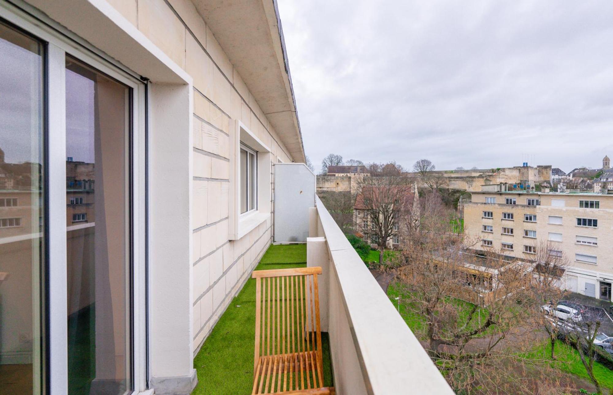 Appt Premium Centre Chateau Terrasse 2 Chambres 6P Vue Exceptionnelle 캉 외부 사진