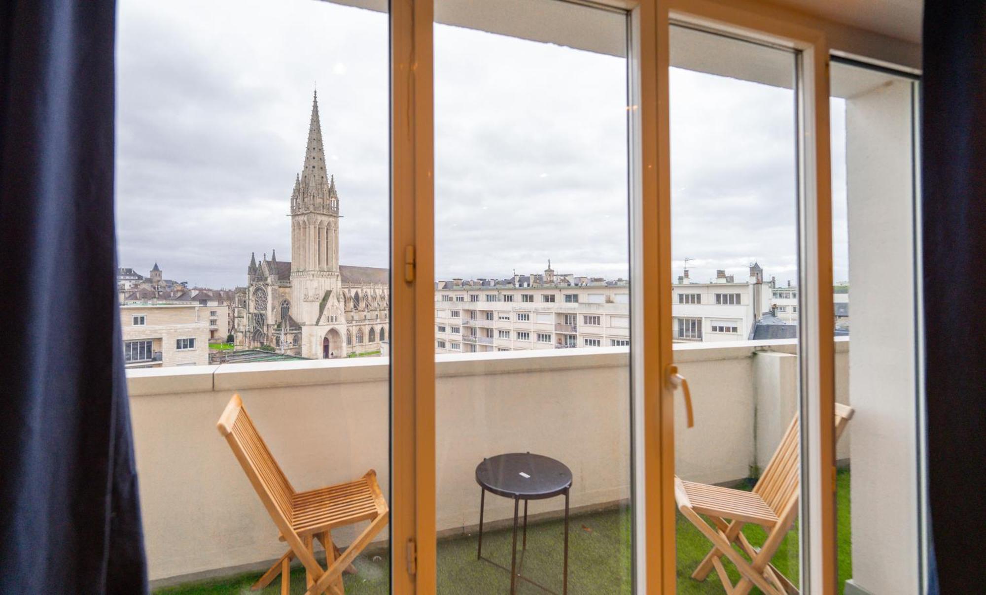 Appt Premium Centre Chateau Terrasse 2 Chambres 6P Vue Exceptionnelle 캉 외부 사진