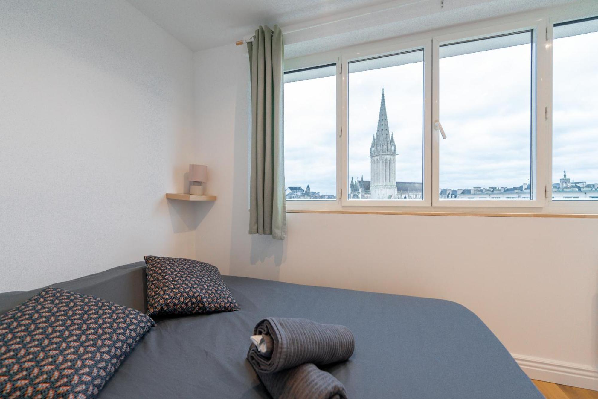 Appt Premium Centre Chateau Terrasse 2 Chambres 6P Vue Exceptionnelle 캉 외부 사진